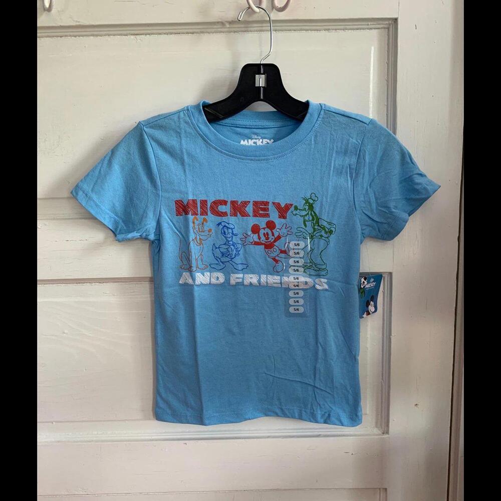 NWT Disney Mickey And Friends Shirt Size Kids 5/6